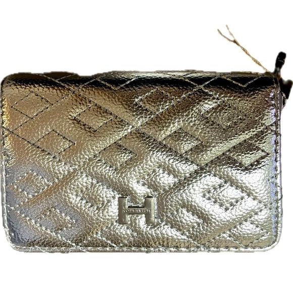 Halston Heritage Silver Quilted Women's Wallet - Picture 9 of 15